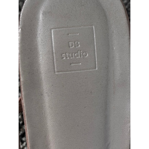 DB Studio Block Heel Sandals Ankle Strap Party Wedding Shoes Size 10 - Picture 7 of 8